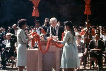 TIMELINE: President Brown at PCC dedication